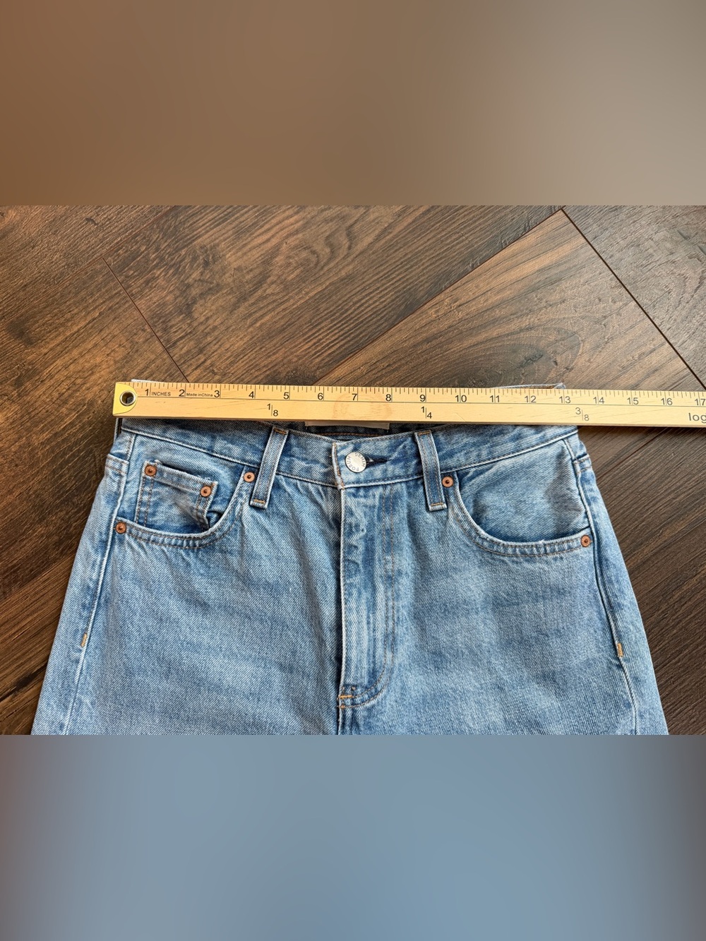 Aritzia Denim Forum The 90’s Iggy Lo-Rise Baggy Jeans Size 23 - Picture 9 of 11